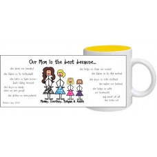 Stick People Custom Mug - Personalized